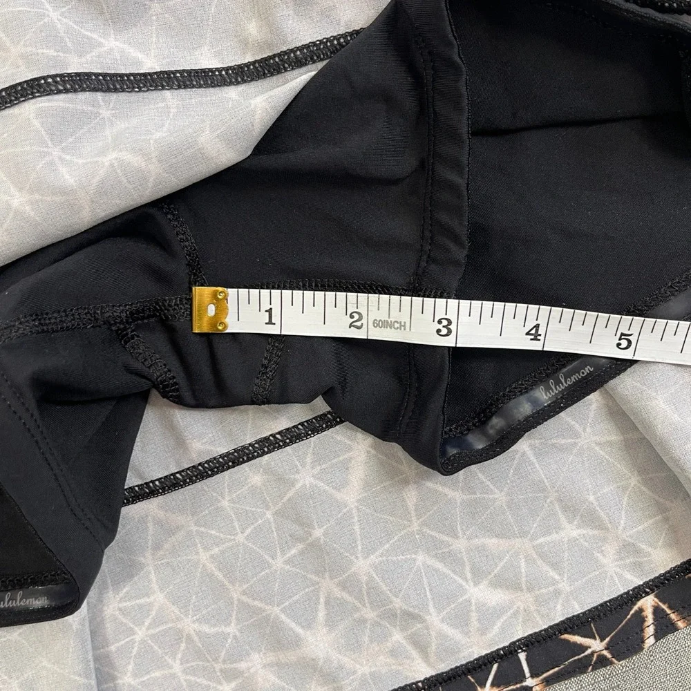Lululemon Pace Rival Skirt II 4-Way Stretch Athletic Skort 12 Sugar Crush Black